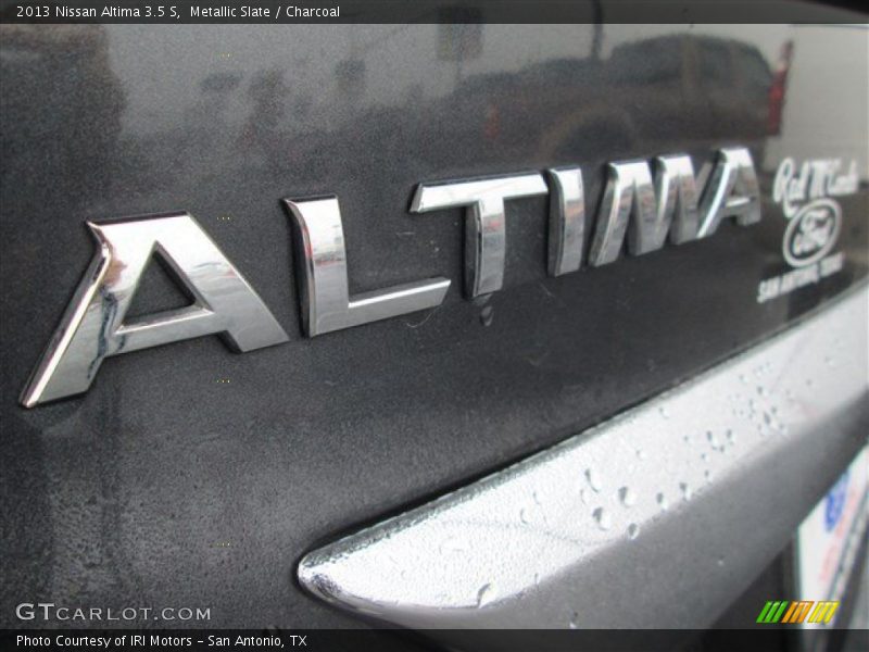 Metallic Slate / Charcoal 2013 Nissan Altima 3.5 S