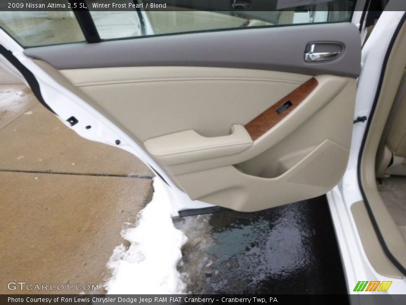 Winter Frost Pearl / Blond 2009 Nissan Altima 2.5 SL