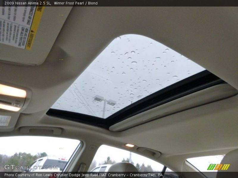 Winter Frost Pearl / Blond 2009 Nissan Altima 2.5 SL
