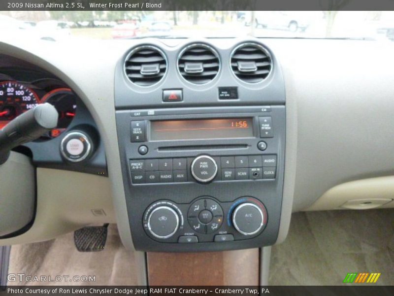 Winter Frost Pearl / Blond 2009 Nissan Altima 2.5 SL