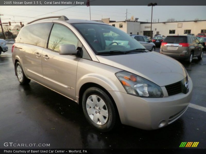 Front 3/4 View of 2005 Quest 3.5 S