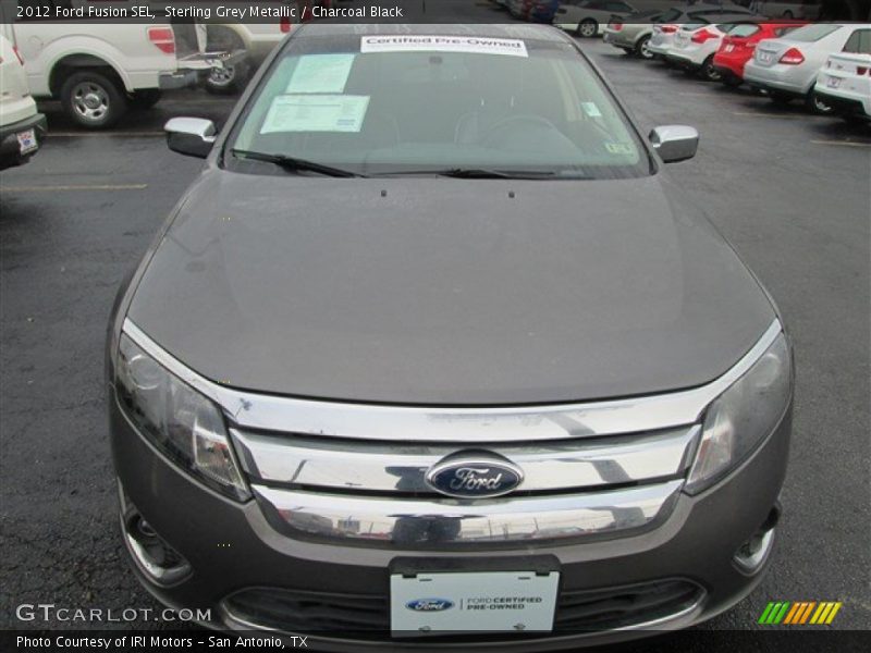 Sterling Grey Metallic / Charcoal Black 2012 Ford Fusion SEL