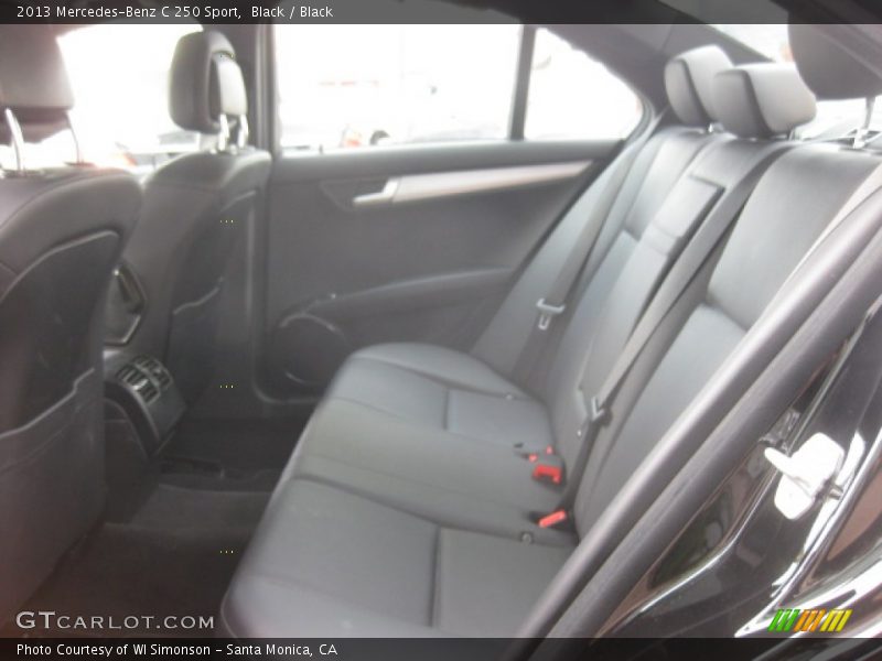 Black / Black 2013 Mercedes-Benz C 250 Sport