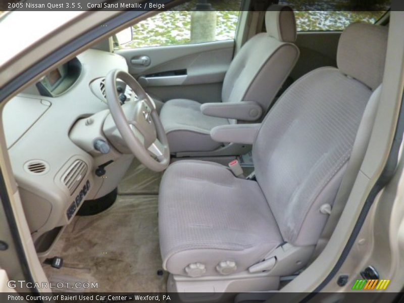 Coral Sand Metallic / Beige 2005 Nissan Quest 3.5 S