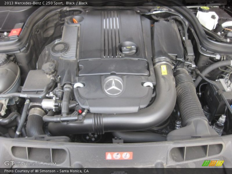 Black / Black 2013 Mercedes-Benz C 250 Sport