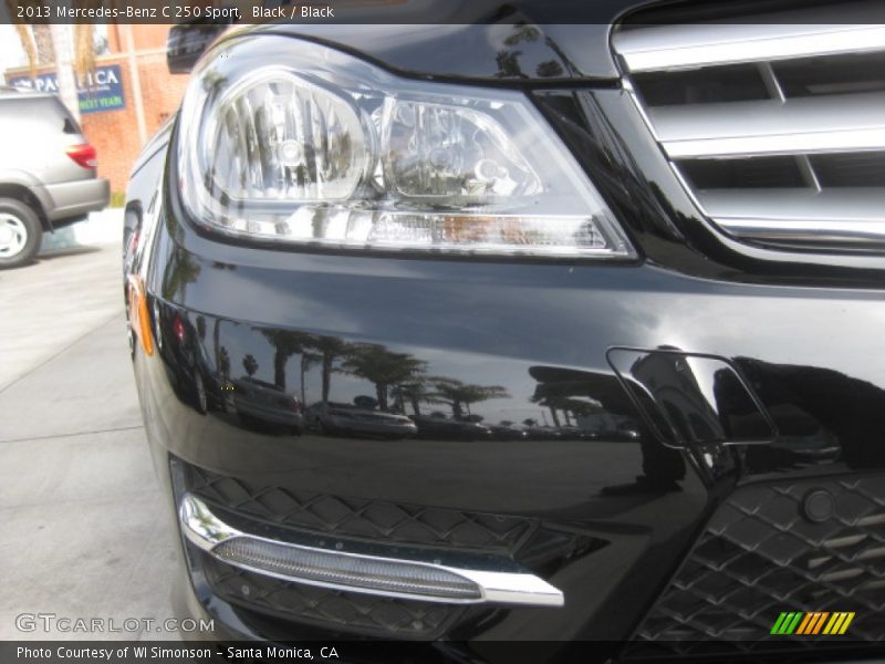 Black / Black 2013 Mercedes-Benz C 250 Sport