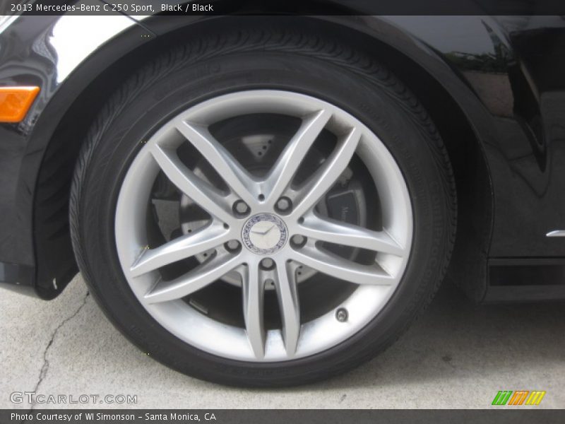 Black / Black 2013 Mercedes-Benz C 250 Sport