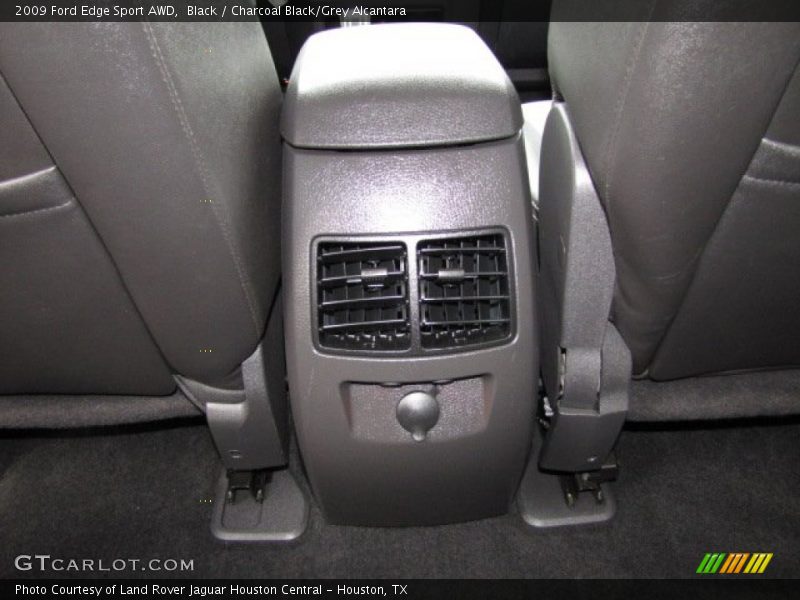 Black / Charcoal Black/Grey Alcantara 2009 Ford Edge Sport AWD