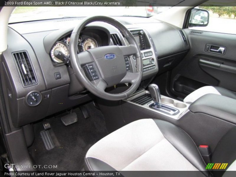 Charcoal Black/Grey Alcantara Interior - 2009 Edge Sport AWD 