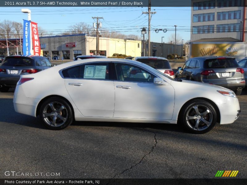 White Diamond Pearl / Ebony Black 2011 Acura TL 3.7 SH-AWD Technology