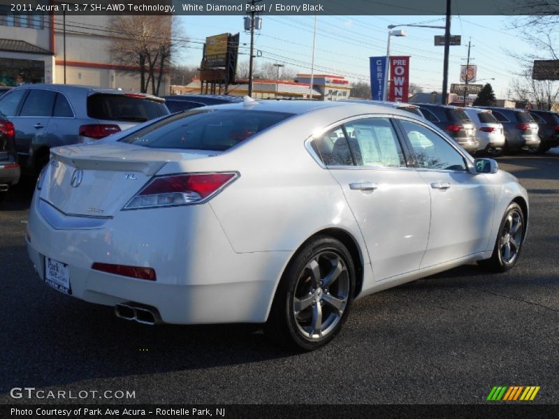 White Diamond Pearl / Ebony Black 2011 Acura TL 3.7 SH-AWD Technology
