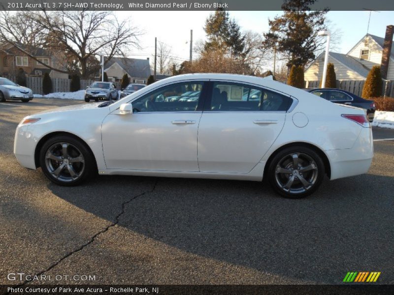 White Diamond Pearl / Ebony Black 2011 Acura TL 3.7 SH-AWD Technology