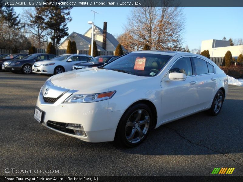 White Diamond Pearl / Ebony Black 2011 Acura TL 3.7 SH-AWD Technology