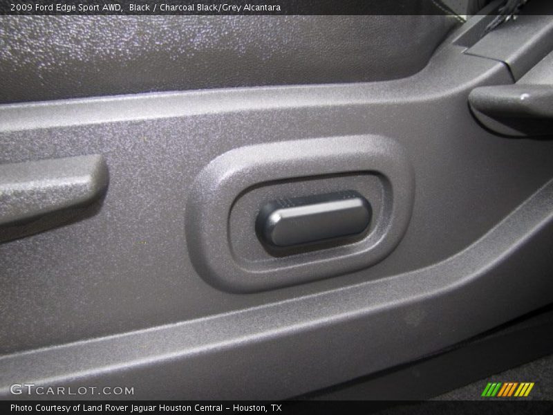 Black / Charcoal Black/Grey Alcantara 2009 Ford Edge Sport AWD