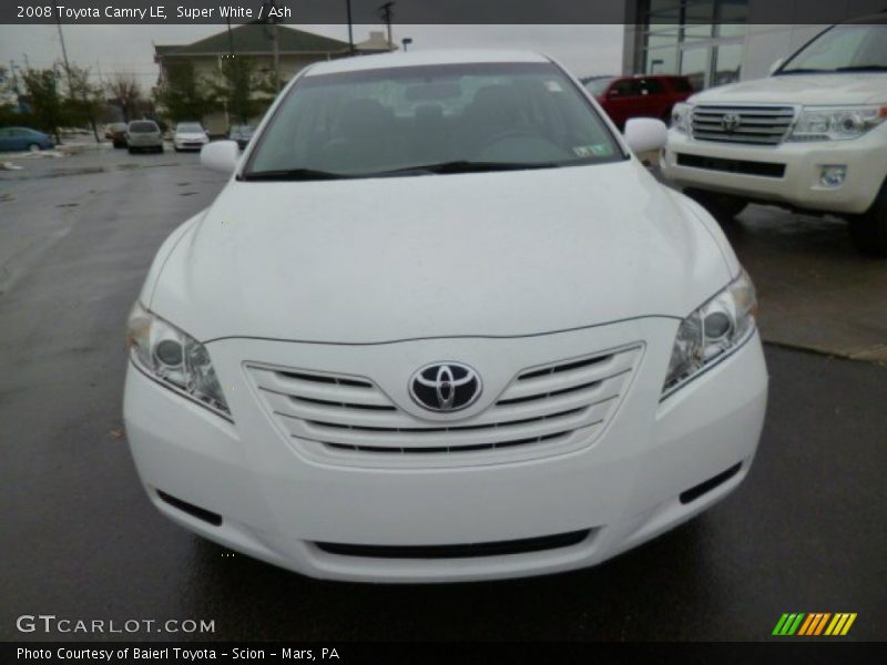 Super White / Ash 2008 Toyota Camry LE