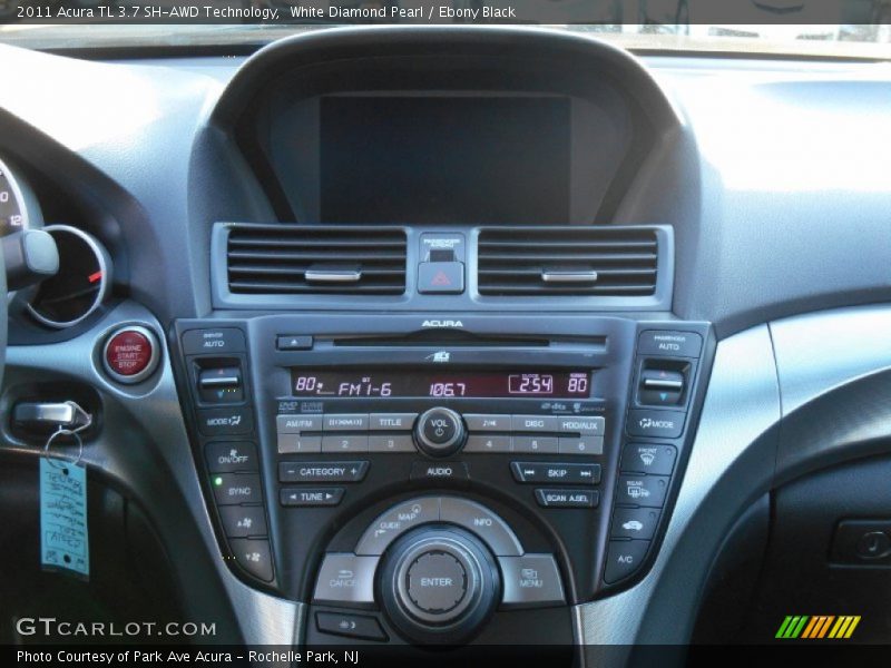White Diamond Pearl / Ebony Black 2011 Acura TL 3.7 SH-AWD Technology