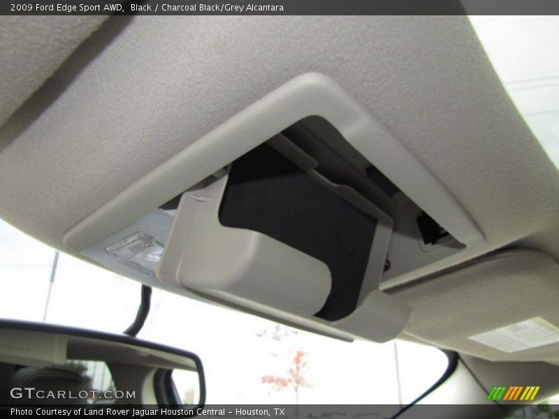 Black / Charcoal Black/Grey Alcantara 2009 Ford Edge Sport AWD