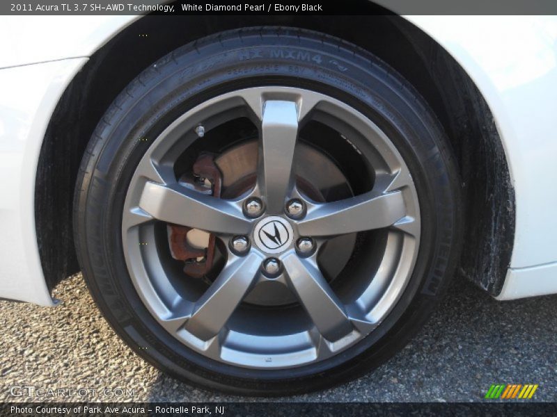 White Diamond Pearl / Ebony Black 2011 Acura TL 3.7 SH-AWD Technology