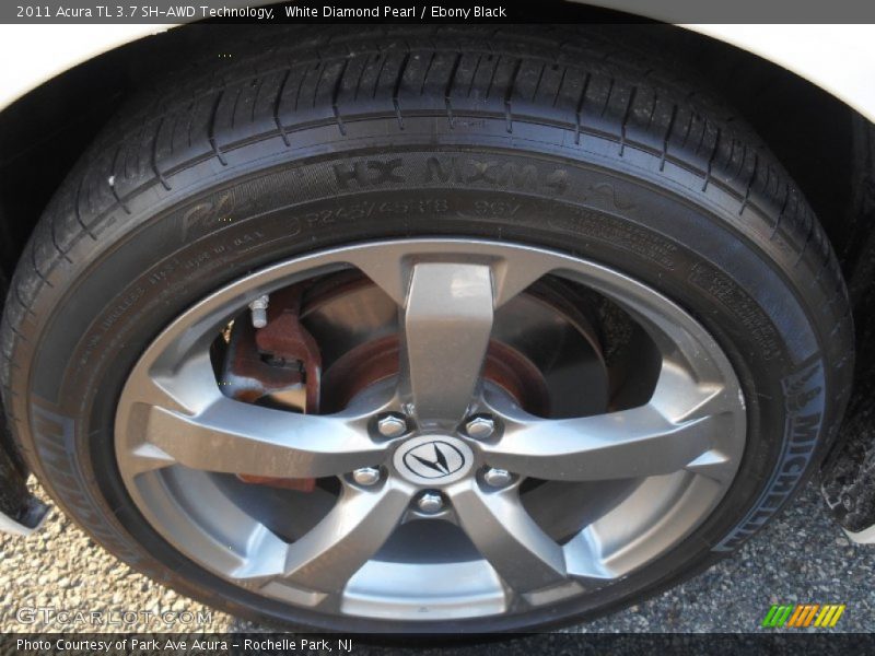 White Diamond Pearl / Ebony Black 2011 Acura TL 3.7 SH-AWD Technology