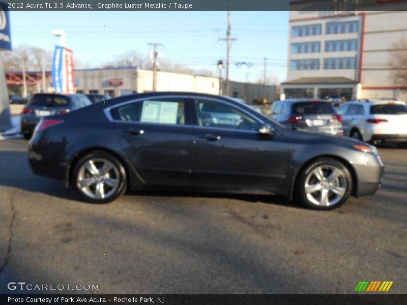 Graphite Luster Metallic / Taupe 2012 Acura TL 3.5 Advance