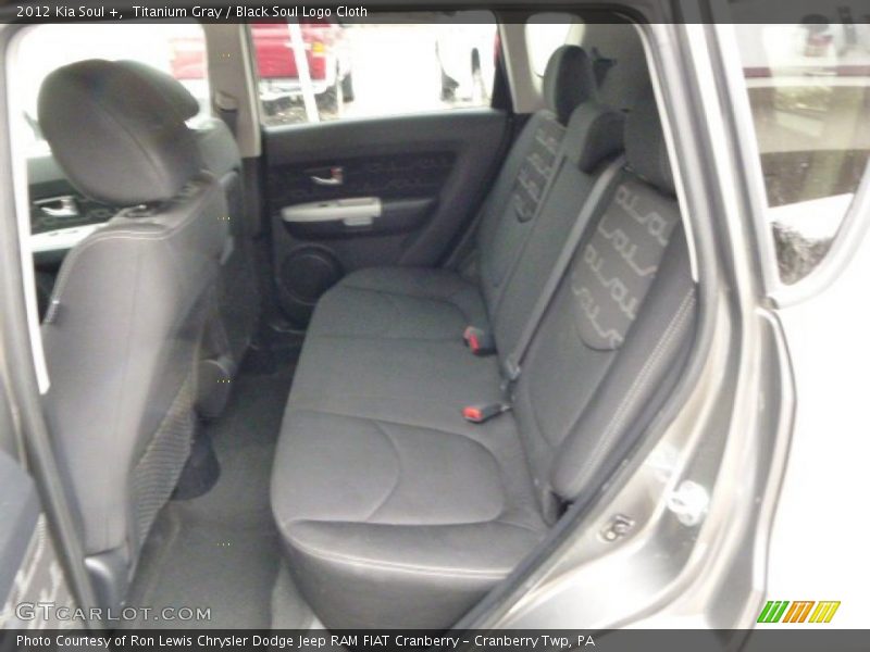 Titanium Gray / Black Soul Logo Cloth 2012 Kia Soul +