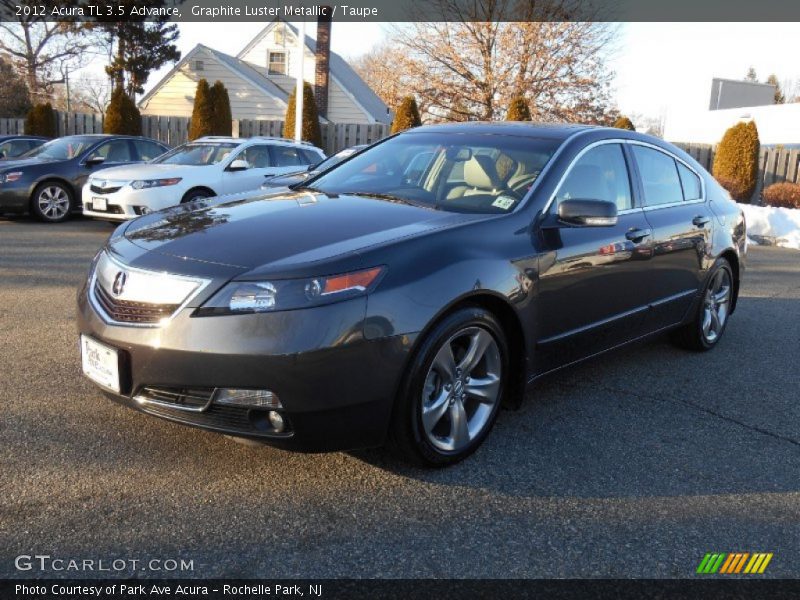 Graphite Luster Metallic / Taupe 2012 Acura TL 3.5 Advance