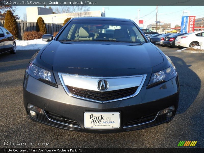 Graphite Luster Metallic / Taupe 2012 Acura TL 3.5 Advance