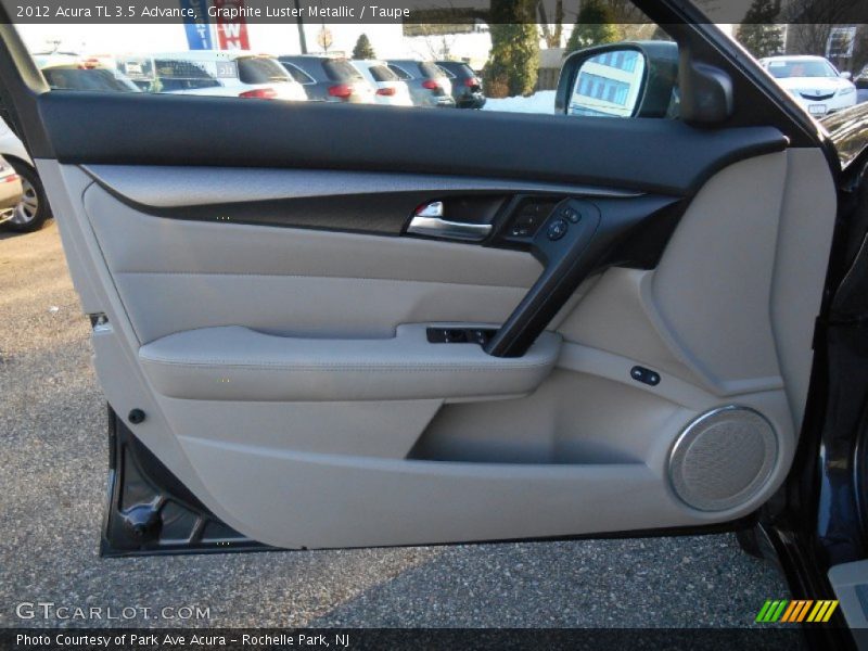 Graphite Luster Metallic / Taupe 2012 Acura TL 3.5 Advance