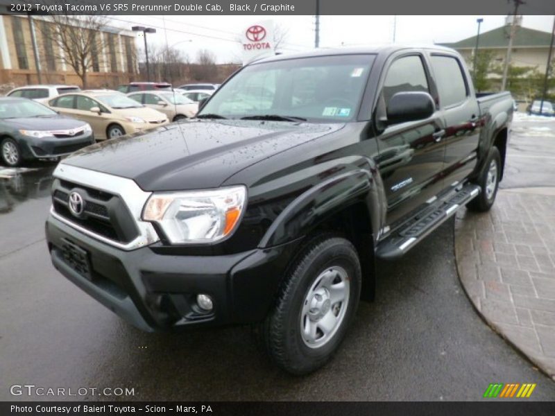 Black / Graphite 2012 Toyota Tacoma V6 SR5 Prerunner Double Cab
