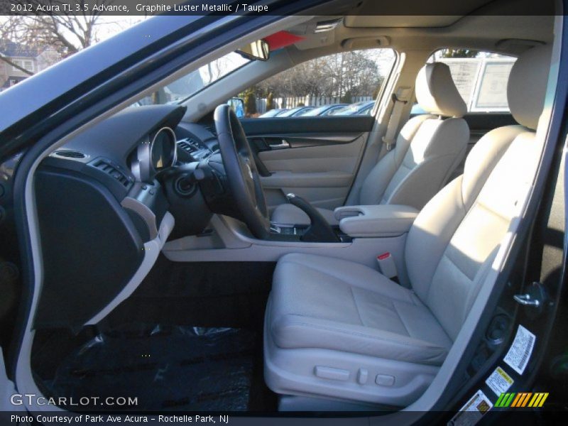 Graphite Luster Metallic / Taupe 2012 Acura TL 3.5 Advance