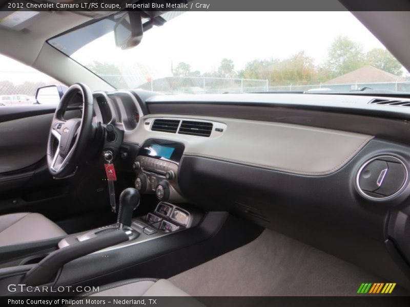 Imperial Blue Metallic / Gray 2012 Chevrolet Camaro LT/RS Coupe