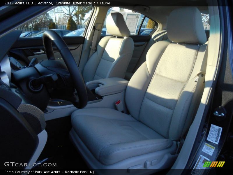 Graphite Luster Metallic / Taupe 2012 Acura TL 3.5 Advance