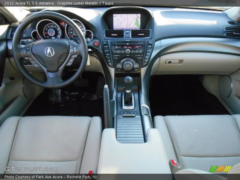 Graphite Luster Metallic / Taupe 2012 Acura TL 3.5 Advance