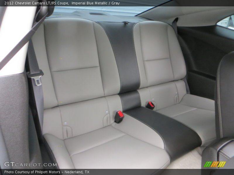 Rear Seat of 2012 Camaro LT/RS Coupe