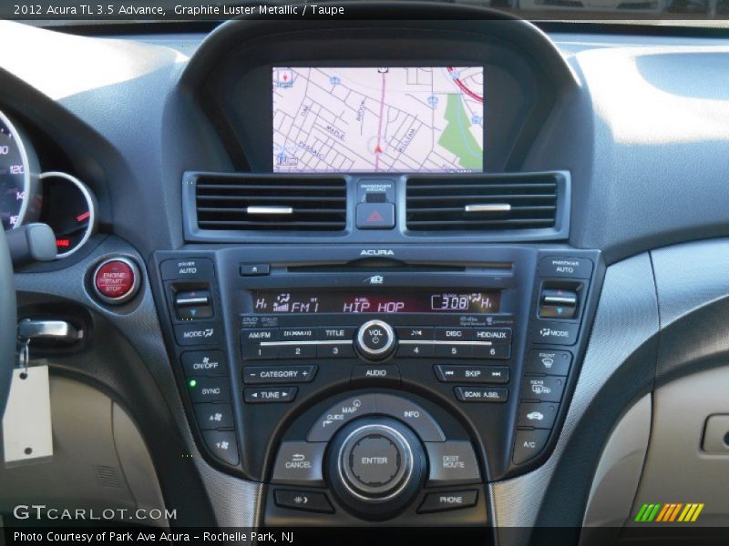 Graphite Luster Metallic / Taupe 2012 Acura TL 3.5 Advance