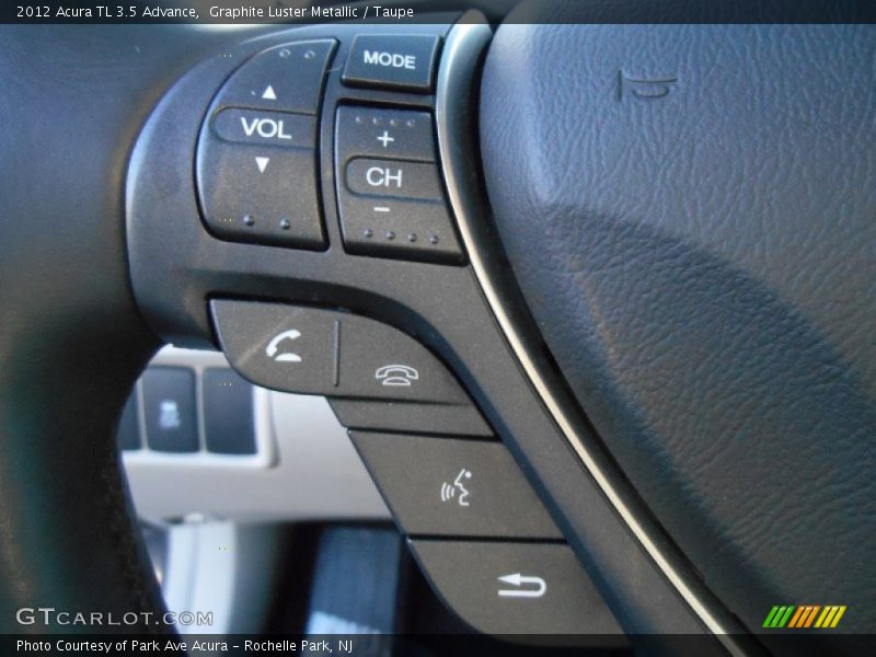 Graphite Luster Metallic / Taupe 2012 Acura TL 3.5 Advance