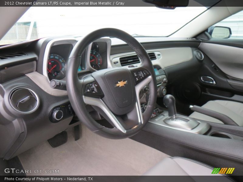 Imperial Blue Metallic / Gray 2012 Chevrolet Camaro LT/RS Coupe