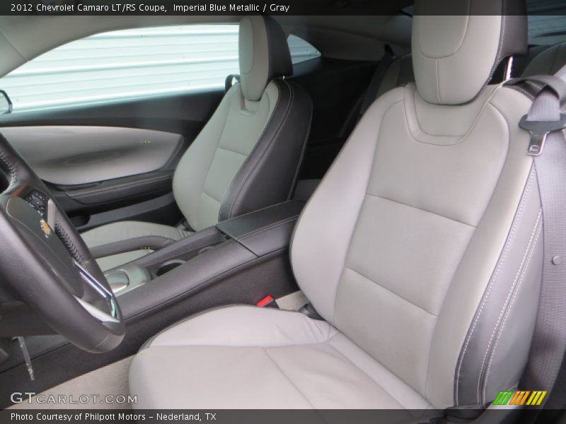 Imperial Blue Metallic / Gray 2012 Chevrolet Camaro LT/RS Coupe