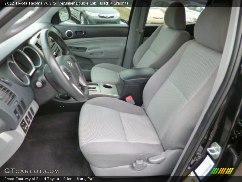 Black / Graphite 2012 Toyota Tacoma V6 SR5 Prerunner Double Cab