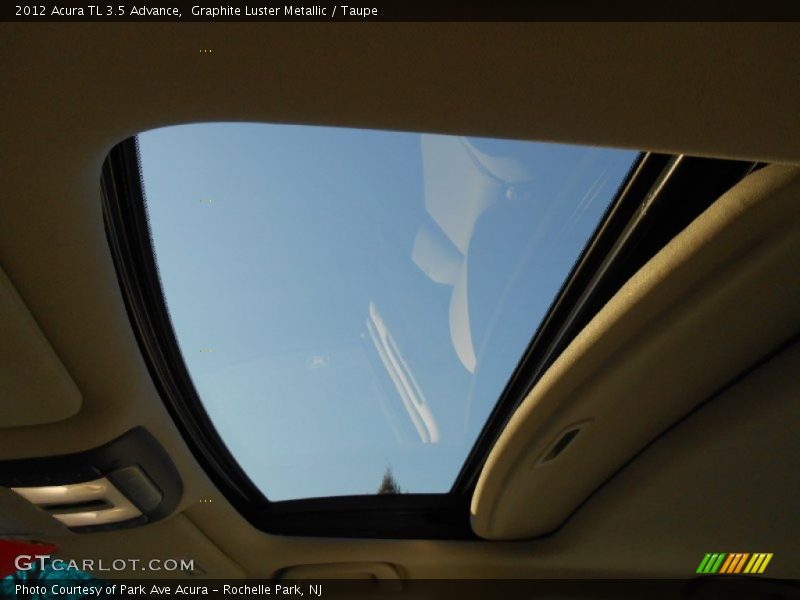 Graphite Luster Metallic / Taupe 2012 Acura TL 3.5 Advance