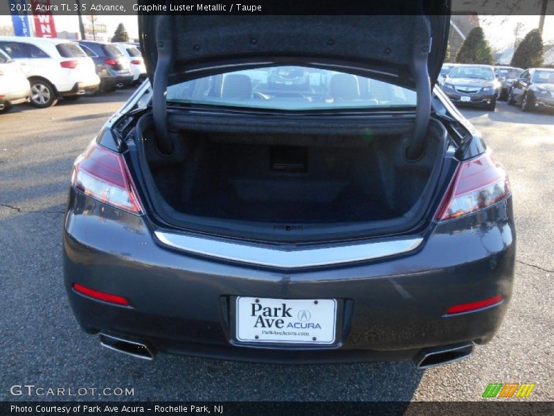 Graphite Luster Metallic / Taupe 2012 Acura TL 3.5 Advance