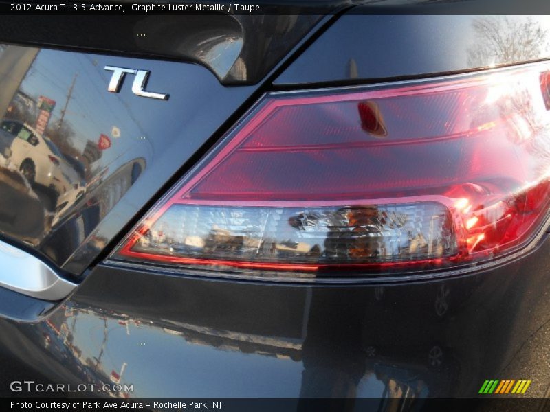 Graphite Luster Metallic / Taupe 2012 Acura TL 3.5 Advance