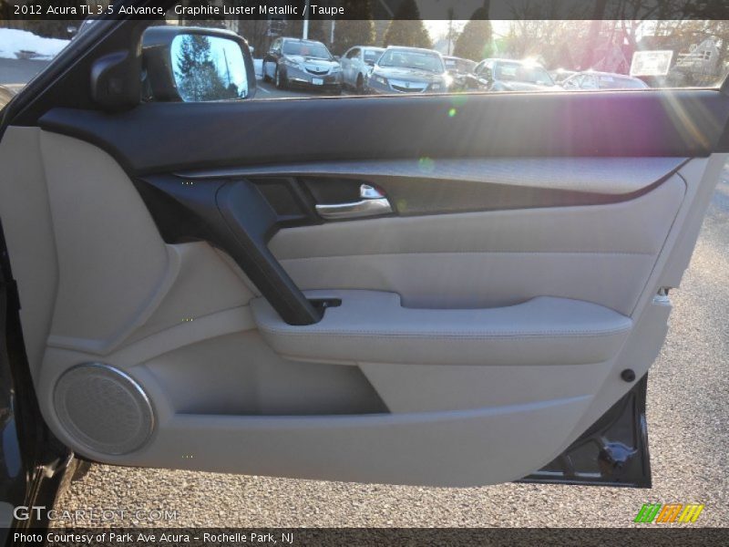 Graphite Luster Metallic / Taupe 2012 Acura TL 3.5 Advance