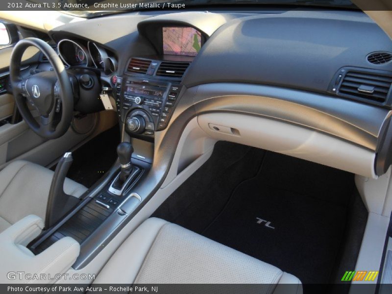 Graphite Luster Metallic / Taupe 2012 Acura TL 3.5 Advance