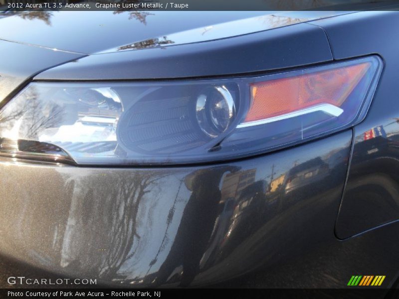 Graphite Luster Metallic / Taupe 2012 Acura TL 3.5 Advance
