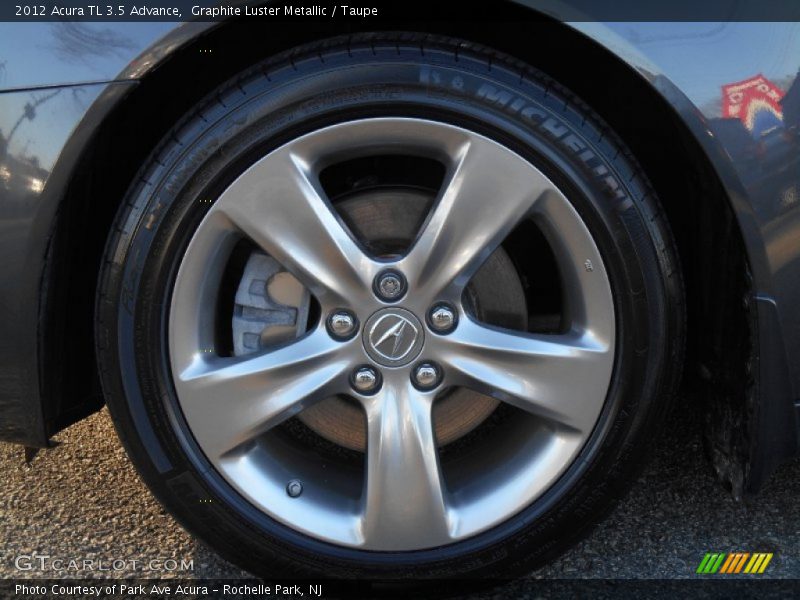 Graphite Luster Metallic / Taupe 2012 Acura TL 3.5 Advance