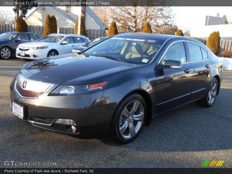 Graphite Luster Metallic / Taupe 2012 Acura TL 3.5 Advance