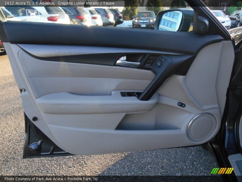 Graphite Luster Metallic / Taupe 2012 Acura TL 3.5 Advance