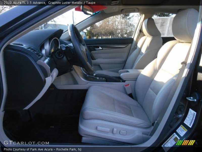 Graphite Luster Metallic / Taupe 2012 Acura TL 3.5 Advance