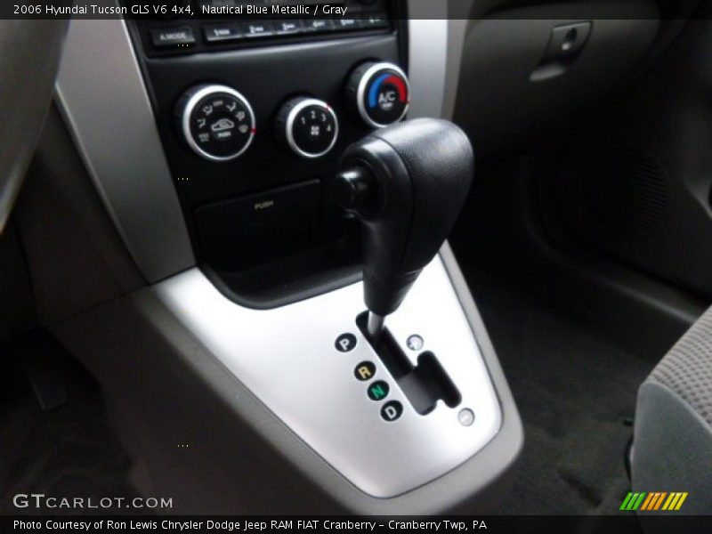Nautical Blue Metallic / Gray 2006 Hyundai Tucson GLS V6 4x4